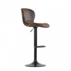 Барный стул Barneo N-86 Time / Black / VPU Brown Vintage коричневый винтаж PK970-18 в Красноуральске - krasnouralsk.mebel24.online | фото
