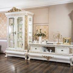 Гостиная Алсу 2+ТВ+2 (белый глянец) в Красноуральске - krasnouralsk.mebel24.online | фото 2