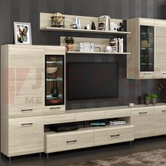 Гостиная Камелия Композиция 4 (Ясень Асахи) в Красноуральске - krasnouralsk.mebel24.online | фото