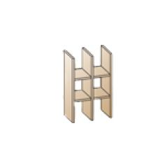 Гостиная Карина Композиция 6 (Ясень Асахи) в Красноуральске - krasnouralsk.mebel24.online | фото 3