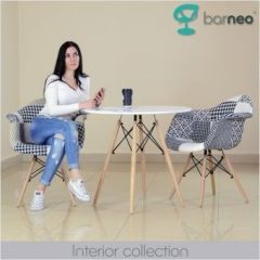 Кресло Barneo N-14 Patchwork черно-белый в Красноуральске - krasnouralsk.mebel24.online | фото 3