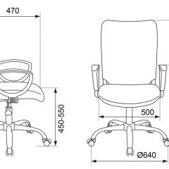 Кресло Бюрократ CH-599AXSN/32B/TW-11 черный TW-32K01 в Красноуральске - krasnouralsk.mebel24.online | фото 4