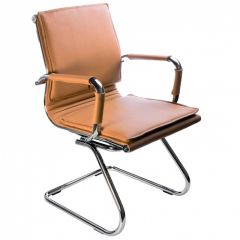 Кресло для посетителя Бюрократ CH-993-Low-V/Camel светло-коричневый в Красноуральске - krasnouralsk.mebel24.online | фото