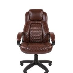 Кресло для руководителя  CHAIRMAN 432 (Экокожа коричневая) в Красноуральске - krasnouralsk.mebel24.online | фото 2