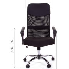 Кресло для руководителя CHAIRMAN 610 N (15-21 черный/сетка черный) в Красноуральске - krasnouralsk.mebel24.online | фото 4