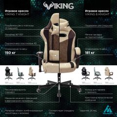 Кресло игровое Бюрократ VIKING 6 KNIGHT BL FABRIC синий в Красноуральске - krasnouralsk.mebel24.online | фото 5