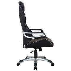 Кресло компьютерное BRABIX Techno GM-002 (ткань) черное/серое, вставки белые (531815) в Красноуральске - krasnouralsk.mebel24.online | фото 4
