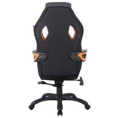 Кресло компьютерное BRABIX Techno Pro GM-003 (ткань черное/серое, вставки оранжевые) 531813 в Красноуральске - krasnouralsk.mebel24.online | фото 5