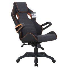 Кресло компьютерное BRABIX Techno Pro GM-003 (ткань черное/серое, вставки оранжевые) 531813 в Красноуральске - krasnouralsk.mebel24.online | фото 8