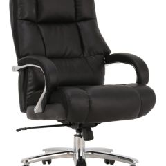 Кресло офисное BRABIX PREMIUM "Bomer HD-007" (рециклированная кожа, хром, черное) 531939 в Красноуральске - krasnouralsk.mebel24.online | фото 1