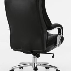 Кресло офисное BRABIX PREMIUM "Bomer HD-007" (рециклированная кожа, хром, черное) 531939 в Красноуральске - krasnouralsk.mebel24.online | фото 4