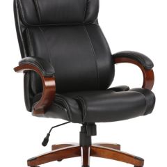 Кресло офисное BRABIX PREMIUM "Magnum EX-701" (дерево, рециклированная кожа, черное) 531827 в Красноуральске - krasnouralsk.mebel24.online | фото