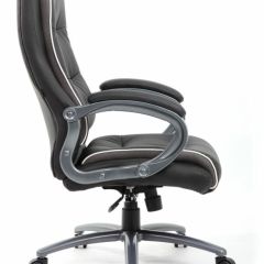 Кресло офисное BRABIX PREMIUM "Strong HD-009" (экокожа черная, ткань серая) 531945 в Красноуральске - krasnouralsk.mebel24.online | фото 3