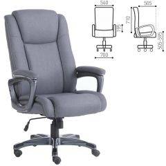 Кресло офисное BRABIX "Solid HD-005" (ткань/серое) 531823 в Красноуральске - krasnouralsk.mebel24.online | фото
