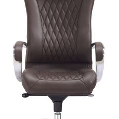 Кресло руководителя Бюрократ _AURA/BROWN коричневый в Красноуральске - krasnouralsk.mebel24.online | фото 3