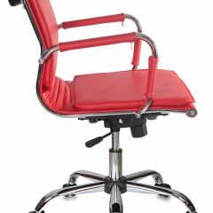 Кресло руководителя Бюрократ CH-993-LOW/RED красный в Красноуральске - krasnouralsk.mebel24.online | фото 2