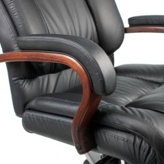 Кресло руководителя Бюрократ T-9925WALNUT/BLACK в Красноуральске - krasnouralsk.mebel24.online | фото 4