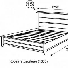 Кровать 1600 с ПМ София 15 в Красноуральске - krasnouralsk.mebel24.online | фото 3