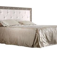 Кровать 2-х спальная(1,6 м)Тиффани Premium черная/серебро с мягким элементом со стразами с подъемным механизмом (ТФКР-2[3][7](П) в Красноуральске - krasnouralsk.mebel24.online | фото 1