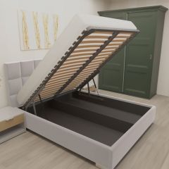 Кровать Асти интерьерная +основание/ПМ/бельевое дно (120х200) в Красноуральске - krasnouralsk.mebel24.online | фото 3