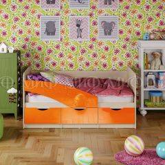 Кровать Бабочки (Оранжевый металлик) 1800 в Красноуральске - krasnouralsk.mebel24.online | фото