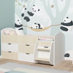 Кровать-чердак Малыш 7 в Красноуральске - krasnouralsk.mebel24.online | фото 7