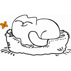 Кровать двухуровневая Кот № 900.1 ПРАВАЯ (туя светлая/белый) в Красноуральске - krasnouralsk.mebel24.online | фото 2