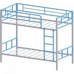 Кровать двухъярусная "Севилья-2.01 комбо" Серый/Голубой в Красноуральске - krasnouralsk.mebel24.online | фото 2
