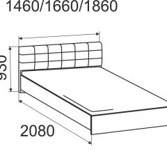 Кровать Лита с подъемным механизмом 1400*2000 в Красноуральске - krasnouralsk.mebel24.online | фото 4