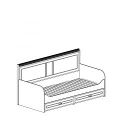 Кровать односпальная с ящиками №250 Белла в Красноуральске - krasnouralsk.mebel24.online | фото 2