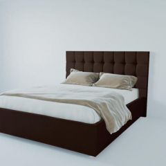 Кровать Венеция без основания 800 (экокожа коричневая) в Красноуральске - krasnouralsk.mebel24.online | фото
