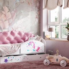 Кровать Звездочка на щитах + Бортик в Красноуральске - krasnouralsk.mebel24.online | фото 4