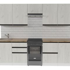 Кухонный гарнитур Амели мега 2500 мм в Красноуральске - krasnouralsk.mebel24.online | фото 3