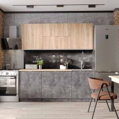 Кухонный гарнитур Асти-дуб сонома 1,8 в Красноуральске - krasnouralsk.mebel24.online | фото
