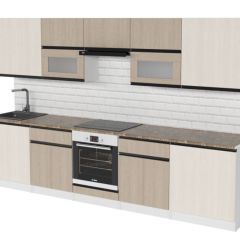 Кухонный гарнитур Кварц экстра 3000 мм в Красноуральске - krasnouralsk.mebel24.online | фото 4