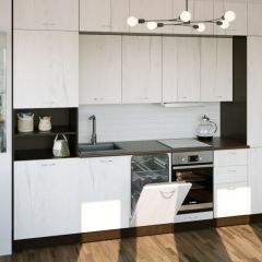 Кухонный гарнитур Лоретта люкс 3000 мм в Красноуральске - krasnouralsk.mebel24.online | фото