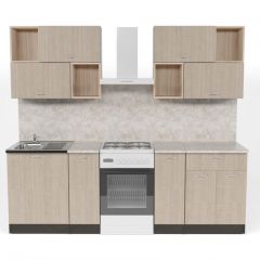 Кухонный гарнитур Надежда макси 5 1800 мм в Красноуральске - krasnouralsk.mebel24.online | фото 3