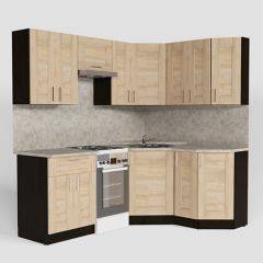 Кухонный гарнитур Ника мега оптима 2100*1500 в Красноуральске - krasnouralsk.mebel24.online | фото 2
