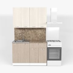 Кухонный гарнитур Ольга лайт 1 1200 мм в Красноуральске - krasnouralsk.mebel24.online | фото 3