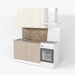 Кухонный гарнитур Ольга лайт 1 1200 мм в Красноуральске - krasnouralsk.mebel24.online | фото 4