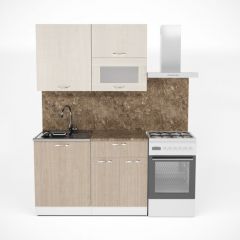 Кухонный гарнитур Ольга лайт 3 1200 мм в Красноуральске - krasnouralsk.mebel24.online | фото 3