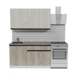 Кухонный гарнитур Паола медиум 1400 мм в Красноуральске - krasnouralsk.mebel24.online | фото 3