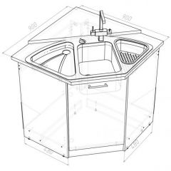 Кухонный гарнитур Паола оптима 1500х1800 мм в Красноуральске - krasnouralsk.mebel24.online | фото 19