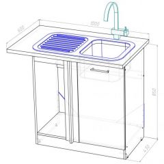Кухонный гарнитур Паола прайм 1200х1400 мм в Красноуральске - krasnouralsk.mebel24.online | фото 16