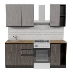 Кухонный гарнитур Симфония медиум 1400 мм в Красноуральске - krasnouralsk.mebel24.online | фото 3