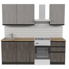 Кухонный гарнитур Симфония стандарт 1600 мм в Красноуральске - krasnouralsk.mebel24.online | фото 3