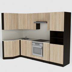 Кухонный гарнитур Симона гранд прайм 1400*2600 в Красноуральске - krasnouralsk.mebel24.online | фото 2