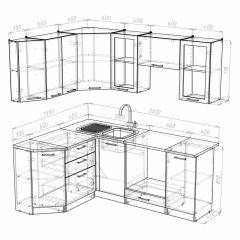 Кухонный гарнитур Симона мега прайм 1500*2000 в Красноуральске - krasnouralsk.mebel24.online | фото 3