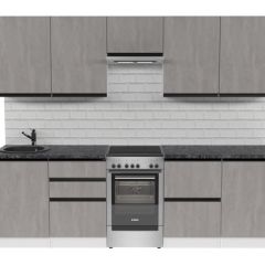 Кухонный гарнитур Сюита мега 2500 мм в Красноуральске - krasnouralsk.mebel24.online | фото 3