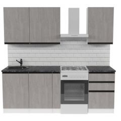 Кухонный гарнитур Сюита стандарт 1600 мм в Красноуральске - krasnouralsk.mebel24.online | фото 3